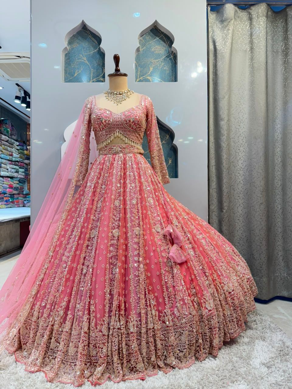 "BLUSH ROYALE LEHENGA"