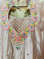 "BLUSH ROSE EMBROIDERED SUIT"