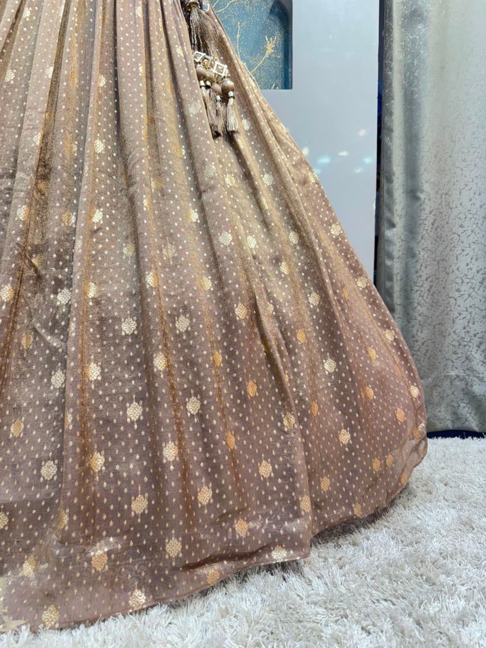 "MOONSTONE REGAL JACKET LEHENGA"