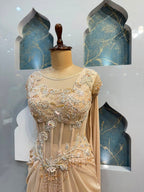 "CELESTIA EMBELLISHED INDO WESTERN"