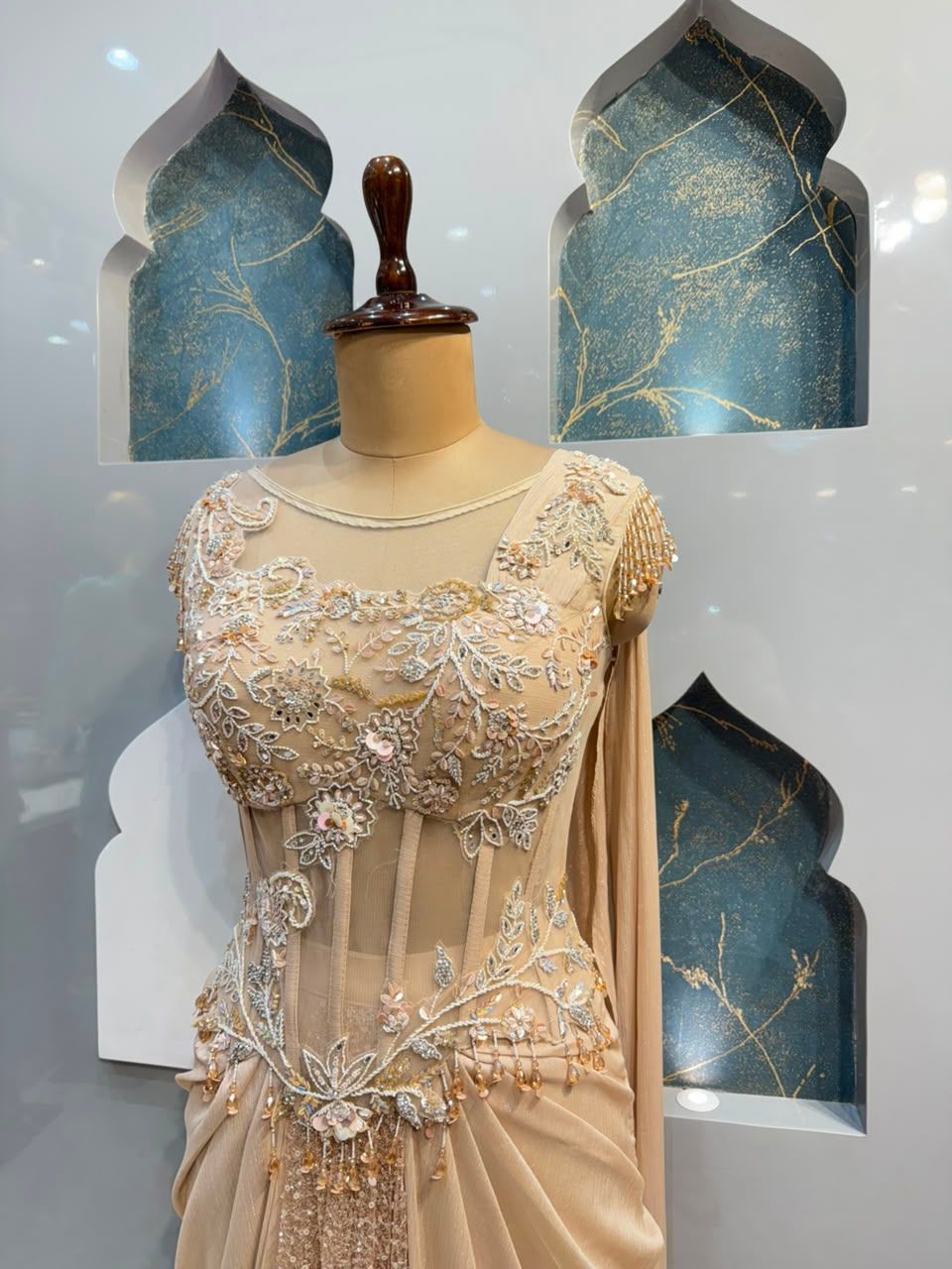 "CELESTIA EMBELLISHED INDO WESTERN"