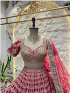 "ROYAL RANI PINK HERITAGE LEHENGA"