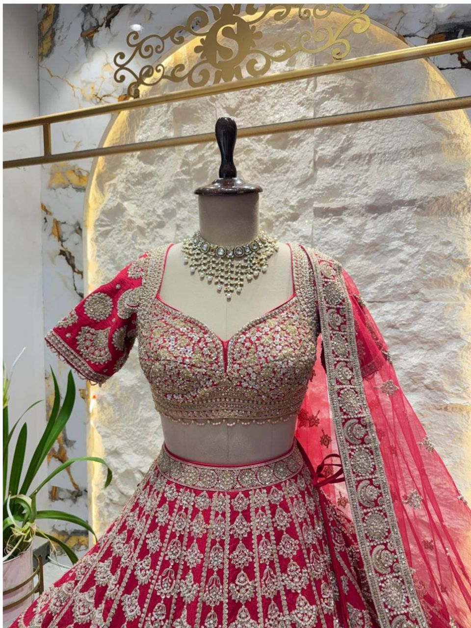 "ROYAL RANI PINK HERITAGE LEHENGA"