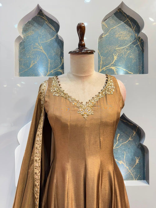 "BRONZE GRACE ANARKALI"