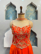 "FLAME BLOSSOM INDO-WESTERN'