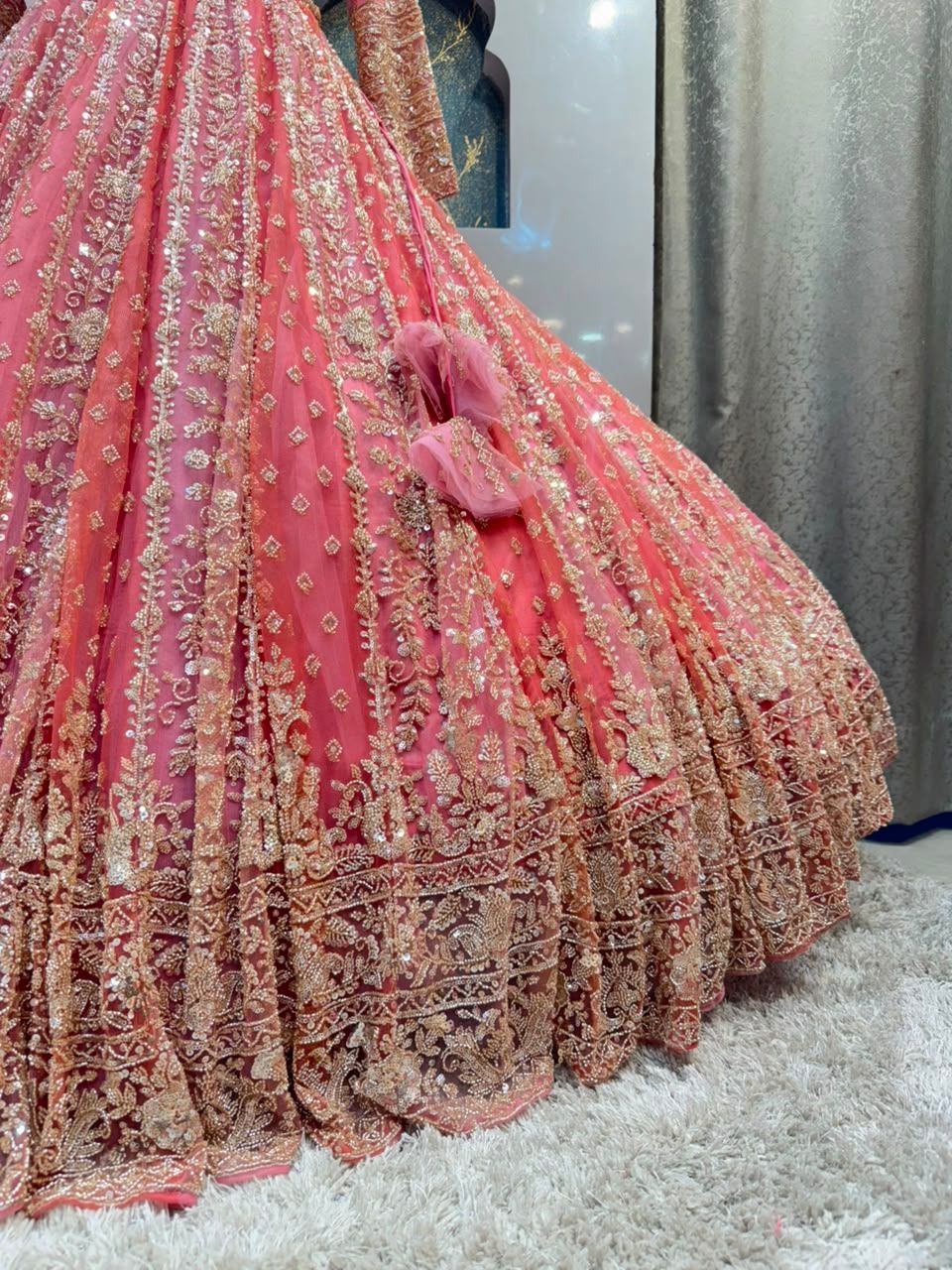 "BLUSH ROYALE LEHENGA"