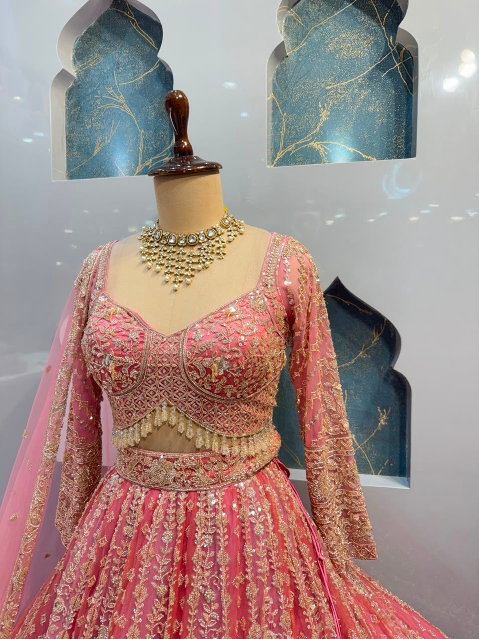 "BLUSH ROYALE LEHENGA"