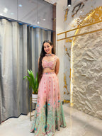 "PASTEL BLOOM INDO-WESTERN"