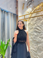 "MIDNIGHT GLAM COUTURE LEHENGA"