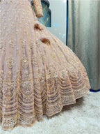 "IVORY ROSE RADIANCE LEHENGA"
