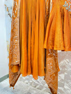 "GOLDEN AABROO EMBELLISHED SHARARA"