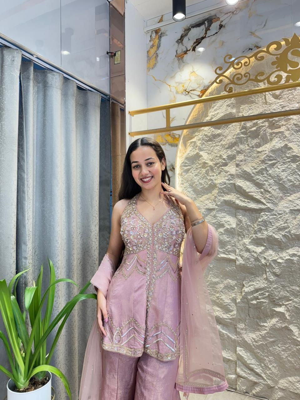 "BLUSH ROYALE INDO-WESTERN"
