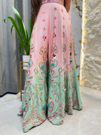 "PASTEL BLOOM INDO-WESTERN"