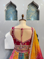 "RANG MAHAL MULTICOLOR LEHENGA"