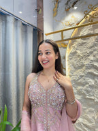 "BLUSH ROYALE INDO-WESTERN"