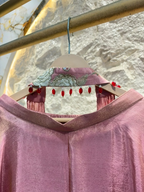 "ROYAL ROSE DRAPED INDO-WESTERN"