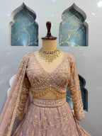 "IVORY ROSE RADIANCE LEHENGA"