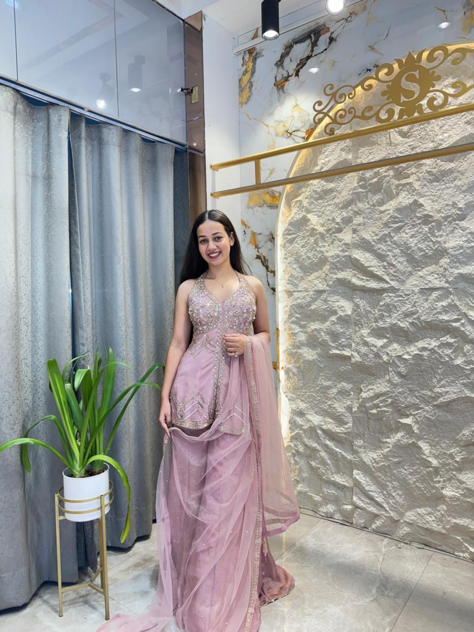 "BLUSH ROYALE INDO-WESTERN"