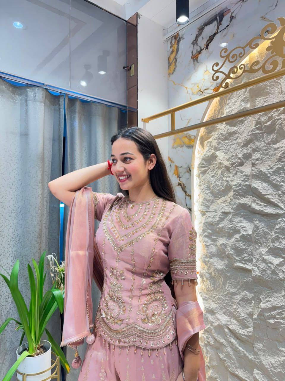 "BLUSH ROYALE INDO-WESTERN"
