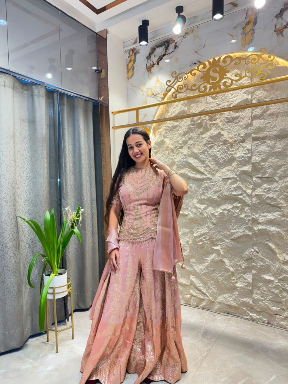 "BLUSH ROYALE INDO-WESTERN"