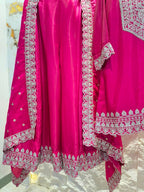 "RANI ROSETTE EMBROIDERED SHARARA"