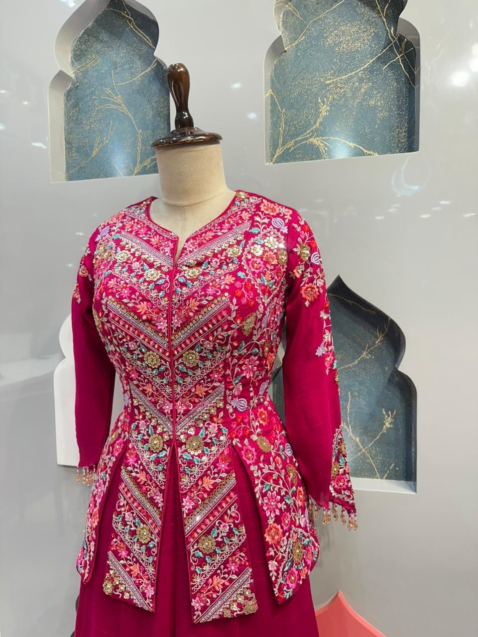 "RANI ROYALE EMBROIDERED INDO-WESTERN"