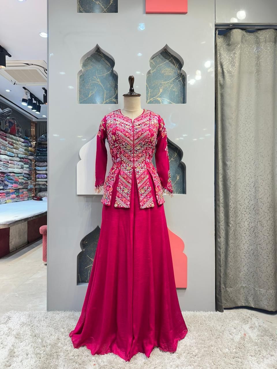 "RANI ROYALE EMBROIDERED INDO-WESTERN"