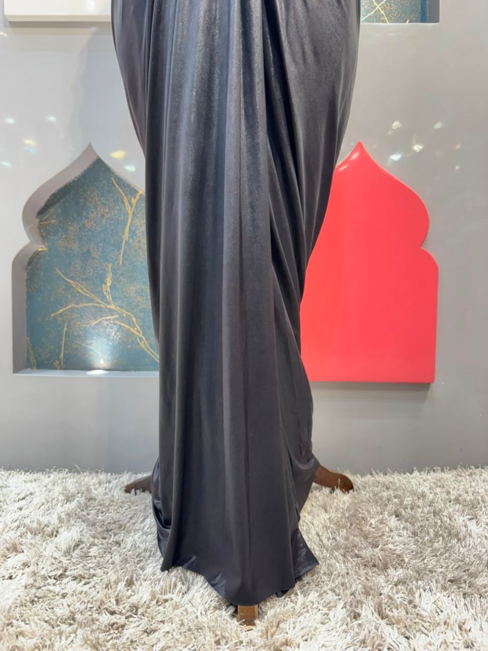 "MIDNIGHT GLAM DRAPPED INDO-WESTERN"