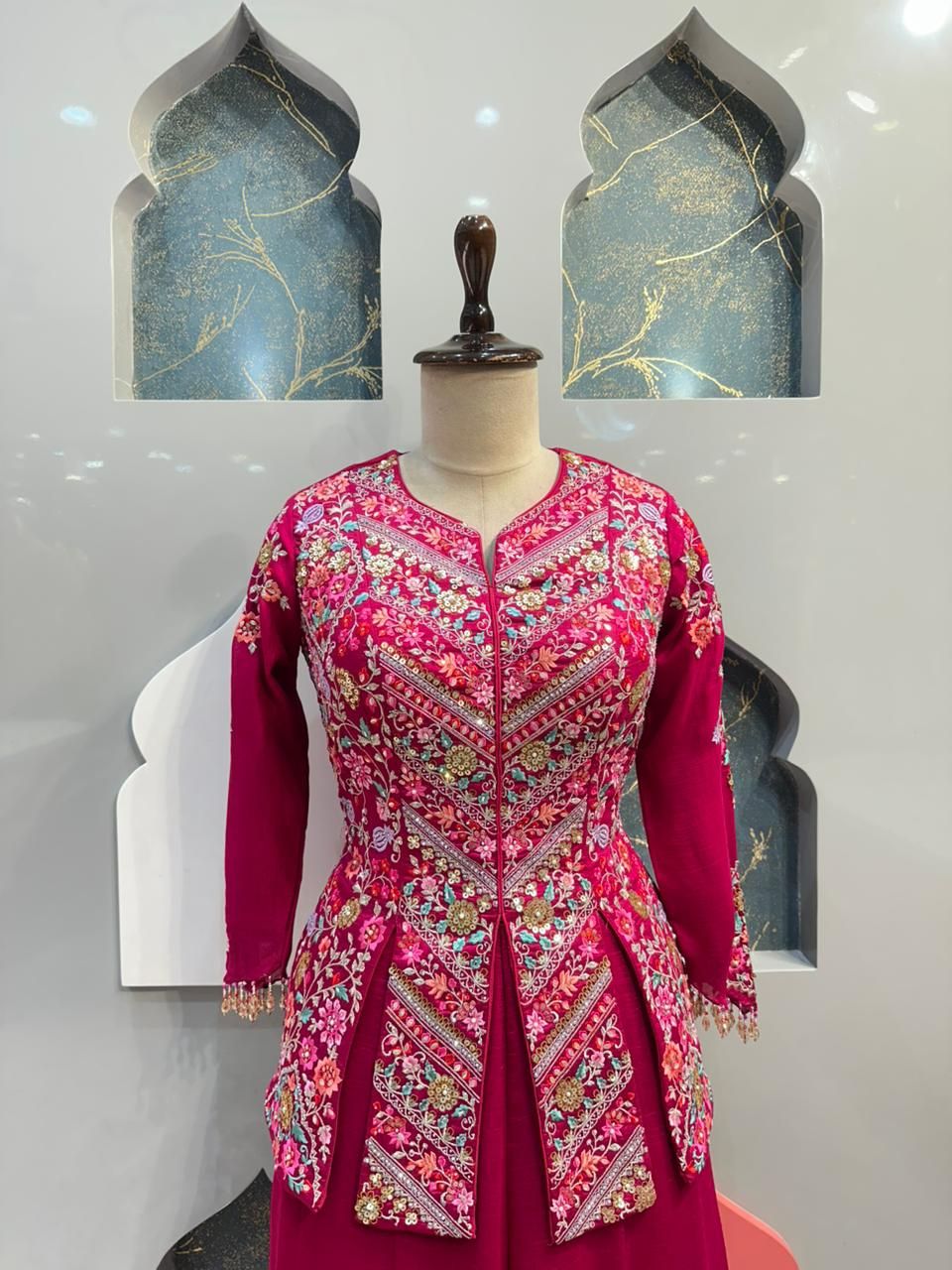 "RANI ROYALE EMBROIDERED INDO-WESTERN"