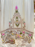 "IVORY BLOOM EMBROIDERED SUIT"