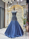 "MIDNIGHT BLUE CRYSTAL EMBELLISHED MERMAID" image 0