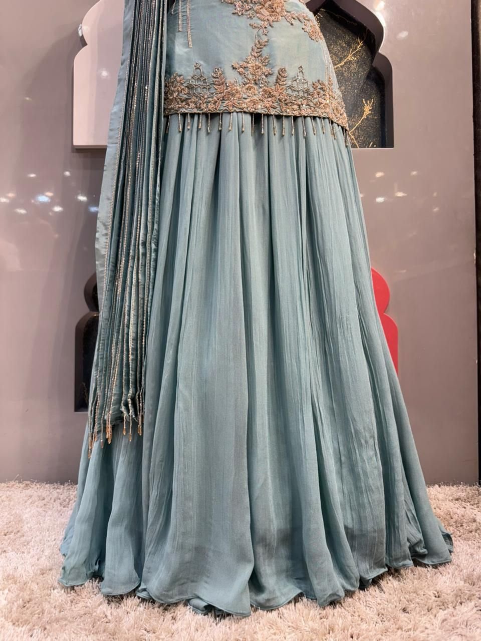 "ICE BLUE GRACE SHARARA" image 3