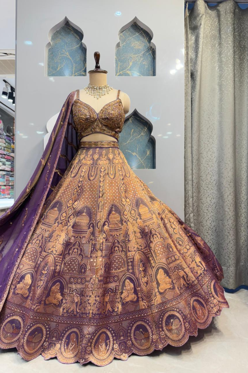 "RAJWADA LEHENGA" image 4