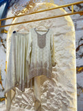 "IVORY PEARL EMBROIDERED SHARARA" image 0