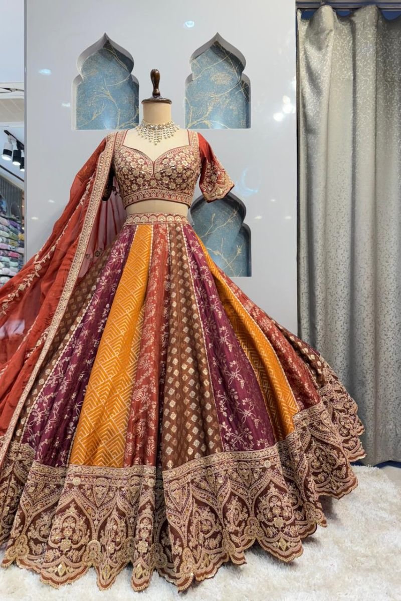 "ROYAL PASTEL SYMPHONY LEHENGA" image 4