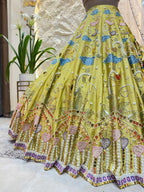 "CANDY BLOOM COUTURE LEHENGA" image 4