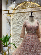 "BLUSH ROYALE HEAVILY EMBROIDERED LEHENGA" image 2