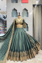 "NEELAM FLOW LEHENGA" image 0