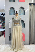 "IVORY OPULENCE CAPE INDO WESTERN" image 0