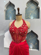 "CRIMSON DIVA INDO-WESTERN" image 2