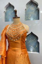 "SAFFRON GLOW ROYAL SHARARA" image 2