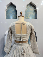 "IVORY ROYALE BRIDAL LEHENGA" image 4