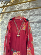 "CRIMSON BLOOM DESIGNER SUIT" image 1