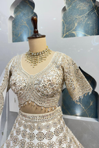 "RAJWADA IVORY OPULENCE LEHENGA" image 2