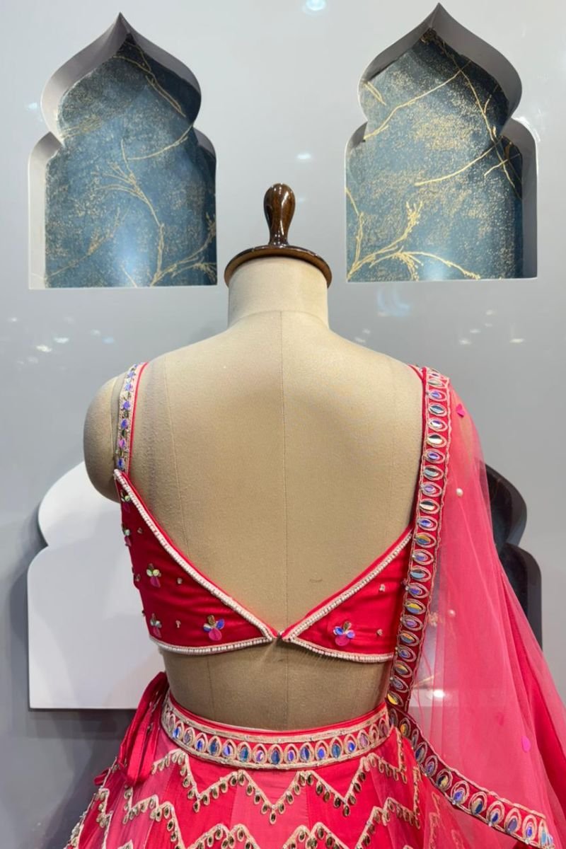 RANI RADIANCE EMBROIDERED LEHENGA" image 5