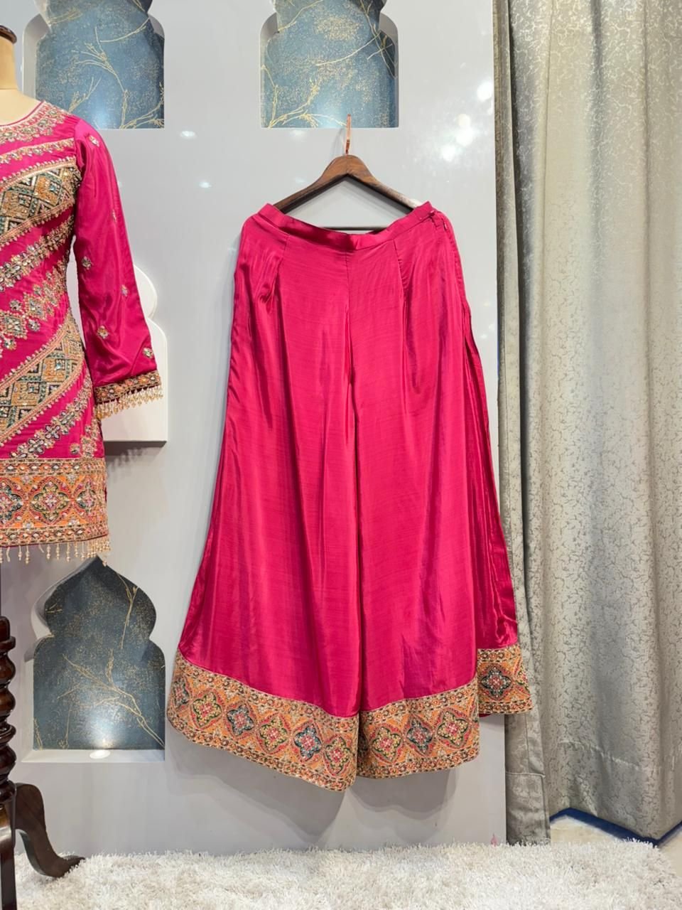 "RANI GULNAAR EMBROIDERED SHARARA" image 3