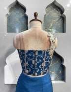 "MIDNIGHT BLUE GILDED MERMAID" image 4