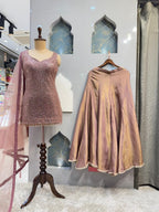 "ROSE GOLD RADIANCE SHARARA" image 1