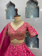 "RANI PINK ROYAL HERITAGE LEHENGA" image 2