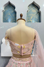 "BLUSH BLOSSOM LEHENGA" image 5